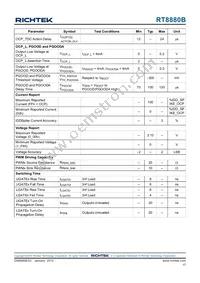 RT8880BGQW Datasheet Page 17