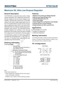 RT9018A-25GSP Datasheet Cover