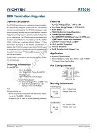 RT9040GQW(2) Datasheet Cover