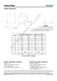 RT9040GQW(2) Datasheet Page 11