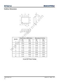 RT9214ZSP Datasheet Page 16