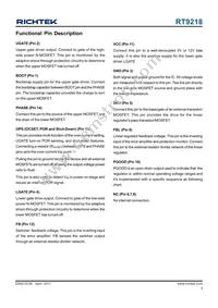 RT9218GS Datasheet Page 3