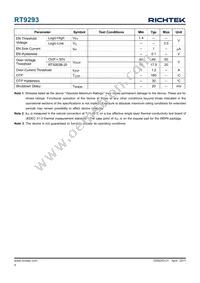 RT9293BGJ6 Datasheet Page 4