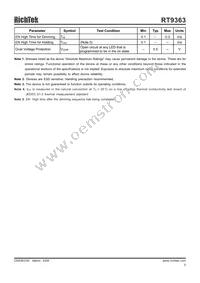 RT9363PJ8-XX Datasheet Page 5