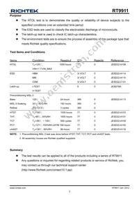 RT9911GQV Datasheet Page 2