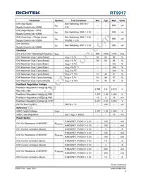 RT9917GQW Datasheet Page 9