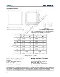 RT9917GQW Datasheet Page 20