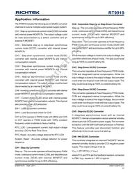 RT9919GQW Datasheet Page 17