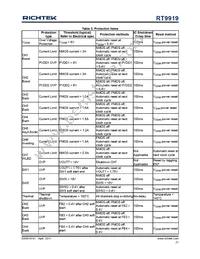 RT9919GQW Datasheet Page 21