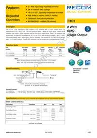 RTC2-0505SRW Datasheet Cover