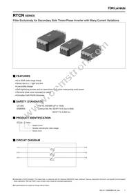 RTCN-5300 Datasheet Cover