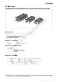 RTMN-5060 Datasheet Cover