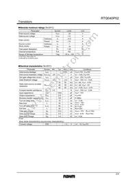 RTQ040P02TR Datasheet Page 2