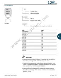 RUE250U-2 Datasheet Page 11