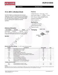 RUR1S1560S9A Datasheet Page 2