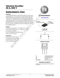 RURG3060CC-F085 Datasheet Cover