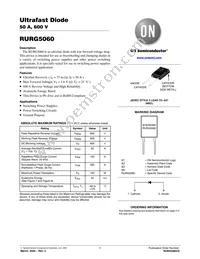 RURG5060 Datasheet Cover
