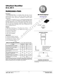 RURG5060-F085 Datasheet Cover