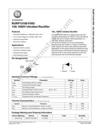 RURP15100-F085 Datasheet Cover