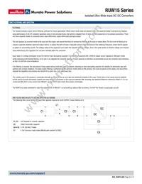 RUW15SL05HC Datasheet Page 8