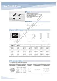 RUW3216FR100CS Datasheet Page 10