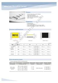 RUW3216FR100CS Datasheet Page 14