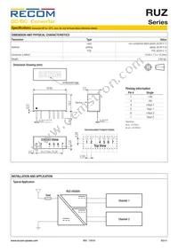 RUZ-050505/HP Datasheet Page 4