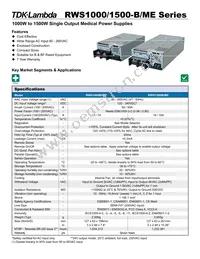 RWS1000B48/CO2 Datasheet Cover