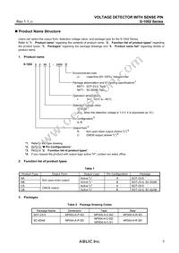 S-1002CA17I-M5T1U Datasheet Page 3