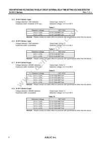 S-1011Q30-M6T1U4 Datasheet Page 6