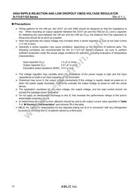 S-1112B55PI-L7OTFG Datasheet Page 16