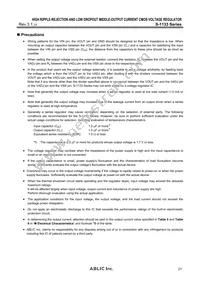 S-1133B60-U5T2U Datasheet Page 21