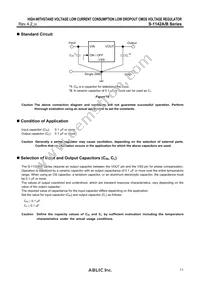 S-1142A50I-E6T1U Datasheet Page 11