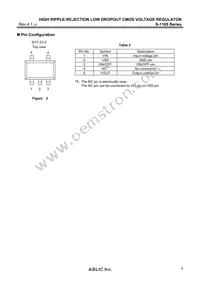 S-1165B55MC-N7OTFU Datasheet Page 5