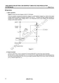 S-1165B55MC-N7OTFU Datasheet Page 12