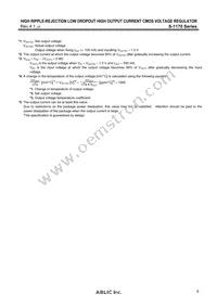 S-1170B55PD-OUOTFG Datasheet Page 9