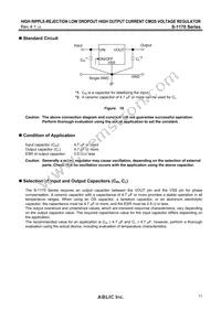 S-1170B55PD-OUOTFG Datasheet Page 11