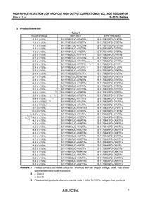 S-1170B55UC-OUOTFU Datasheet Page 5
