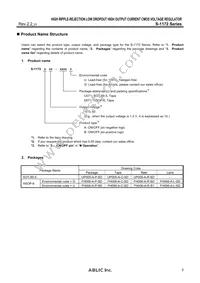 S-1172B50-U5T1G Datasheet Page 3
