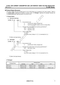 S-1206B52-U3T1U Datasheet Page 3