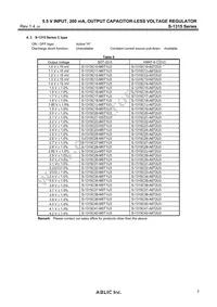 S-1315D41-M5T1U3 Datasheet Page 7