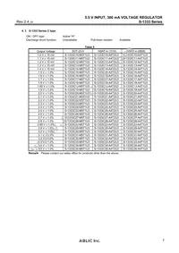 S-1333D35-M5T1U3 Datasheet Page 7