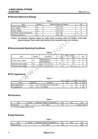 S-24C128CI-T8T1U3 Datasheet Page 4