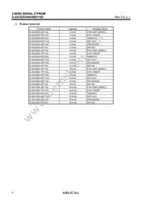 S-24C16DI-J8T1U5 Datasheet Page 4