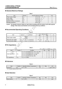 S-24C16DI-J8T1U5 Datasheet Page 6