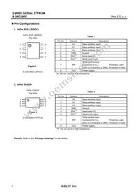 S-24C256CI-J8T1U4 Datasheet Page 2