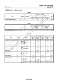 S-24C256CI-J8T1U4 Datasheet Page 5