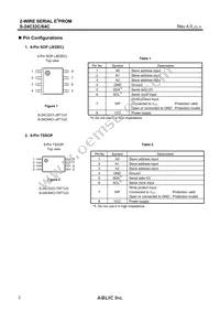 S-24C32CI-I8T1U3 Datasheet Page 2