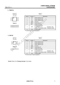 S-24C32CI-I8T1U3 Datasheet Page 3