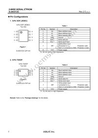 S-24C512CI-T8T1U4 Datasheet Page 2
